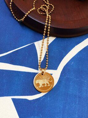 Emerson Fry Tiger Coin Necklace